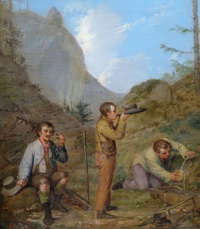 Herren Purgstall en el descanso de Rudolf Swoboda der Ältere